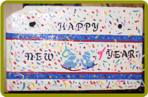 HAND PAINTED SLATE - HAPPY NEW YEAR