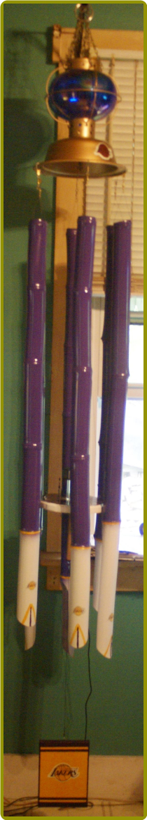 BAMBOO WINDCHIME - LOS ANGELES LAKERS