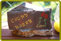 HAND PAINTED SLATE - COUPLES
