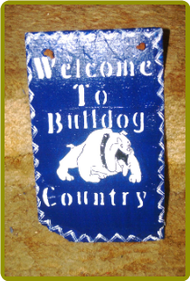 HAND PAINTED SLATE - WELCOME TO COUNTRY