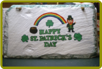 HAND PAINTED SLATE - ST. PATRICK'S DAY